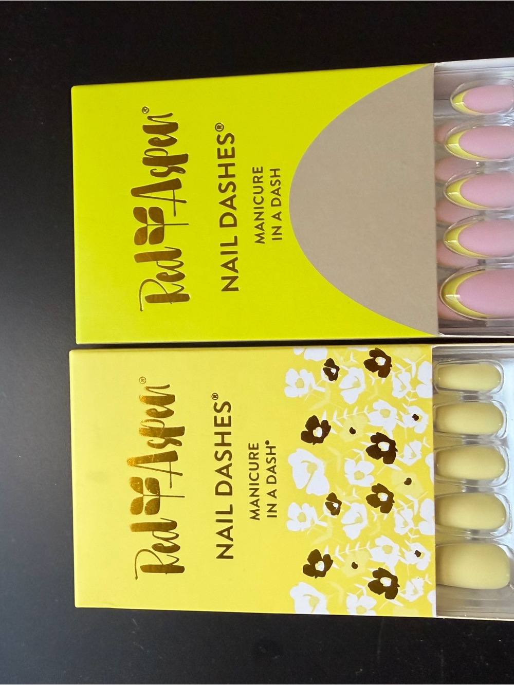 Yellow & Pink Nail DasheS Press-On Nails - Women Bath & Body